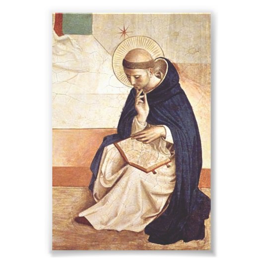 Saint Dominic de Guzman von Fra Angelico Fotodruck (Vorne)