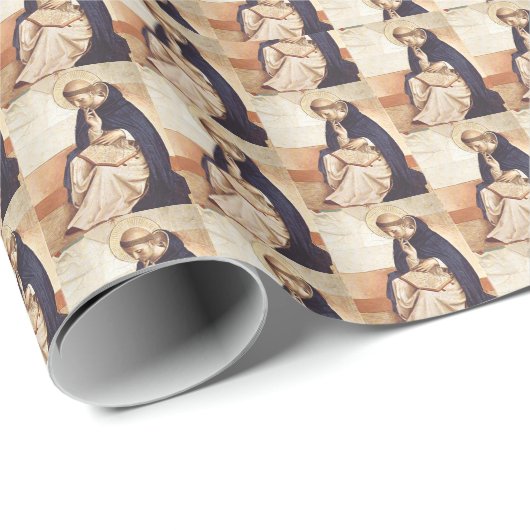 Saint Dominic de Guzman von Fra Angelico Geschenkpapier (Rolleneckpunkt)