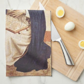 Saint Dominic de Guzman von Fra Angelico Geschirrtuch (Viertel Falte)