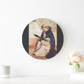 Saint Dominic de Guzman von Fra Angelico Große Wanduhr (Zuhause)