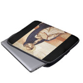 Saint Dominic de Guzman von Fra Angelico Laptopschutzhülle (Vorne Knopf)