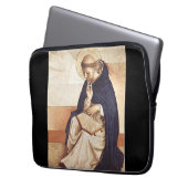Saint Dominic de Guzman von Fra Angelico Laptopschutzhülle (Vorderseite Links)
