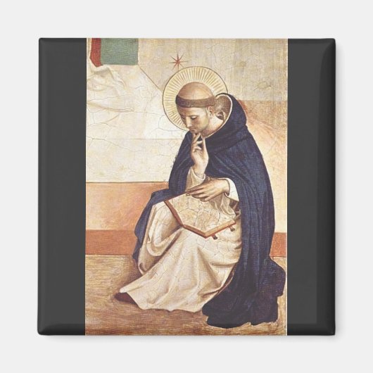 Saint Dominic de Guzman von Fra Angelico Magnet (Vorne)