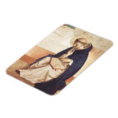Saint Dominic de Guzman von Fra Angelico Magnet (Linke Seite)