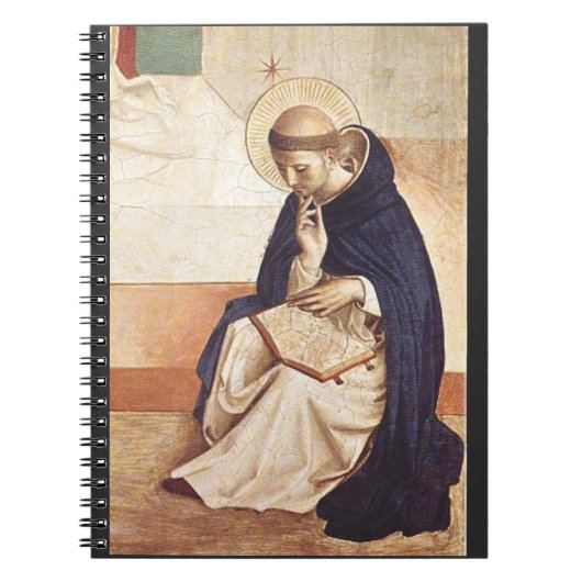 Saint Dominic de Guzman von Fra Angelico Notizblock (Vorderseite)