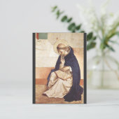 Saint Dominic de Guzman von Fra Angelico Postkarte (Stehend Vorderseite)