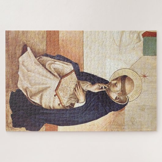 Saint Dominic de Guzman von Fra Angelico Puzzle (Horizontal)