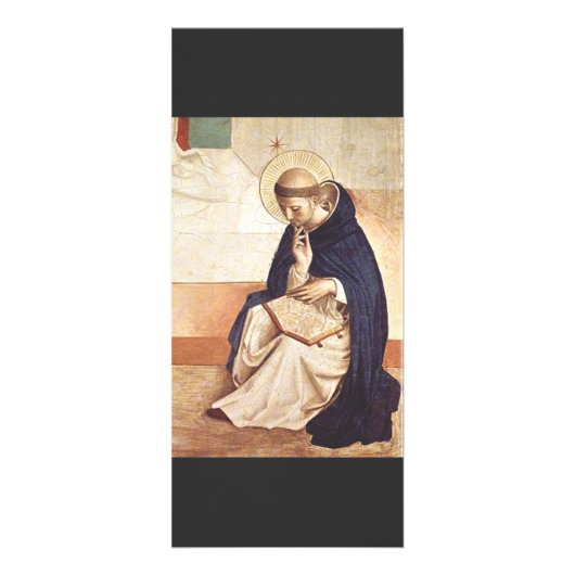 Saint Dominic de Guzman von Fra Angelico Werbekarte (Vorne)