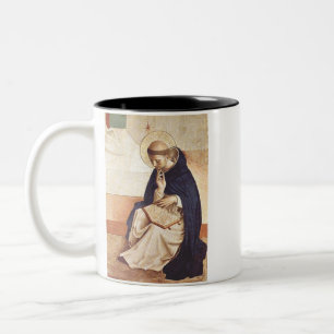 Saint Dominic de Guzman von Fra Angelico Zweifarbige Tasse