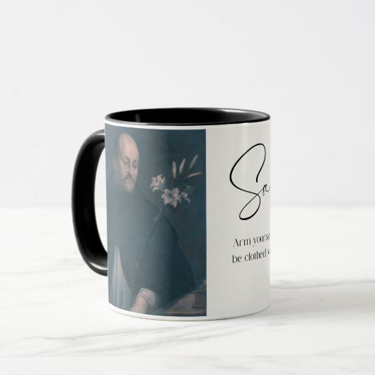 Saint Dominic, katholische Saint-Coffee Tasse (Vorderseite Links)