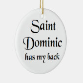 saint dominic keramik ornament (Rechts)