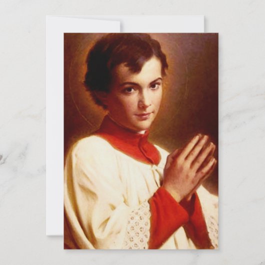 Saint Dominic Savio Einladung (Vorderseite)