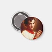 Saint Dominic Savio Magnet (Vorderseite/Rückseite)