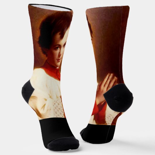 Saint Dominic Savio Socken (Gewinkelt)