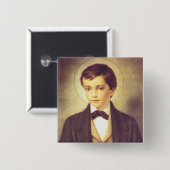 Saint Dominic Savio Student John Bosco Button (Vorne & Hinten)