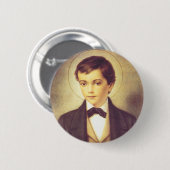 Saint Dominic Savio Student John Bosco Button (Vorne & Hinten)
