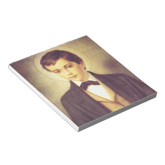 Saint Dominic Savio Student John Bosco Notizblock (angewinkelt)