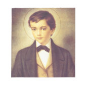 Saint Dominic Savio Student John Bosco Notizblock (Vorderseite)