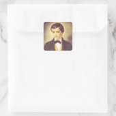 Saint Dominic Savio Student John Bosco Quadratischer Aufkleber (Tasche)