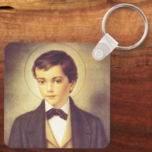 Saint Dominic Savio Student John Bosco Schlüsselanhänger (Rückseite)