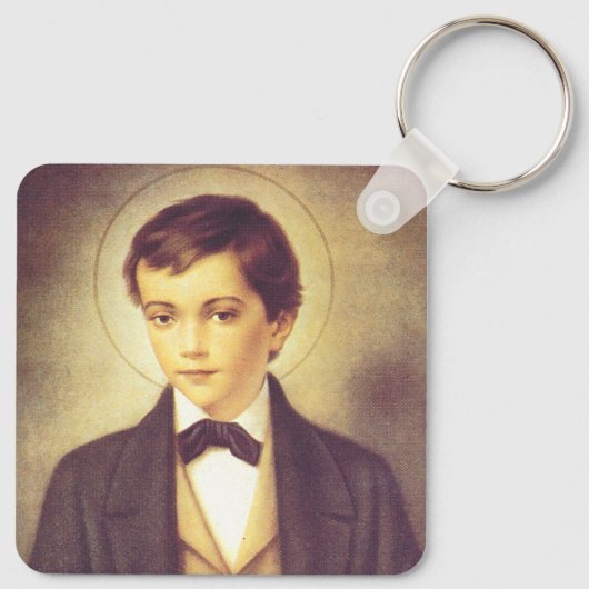 Saint Dominic Savio Student John Bosco Schlüsselanhänger (Rückseite)