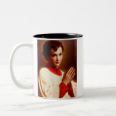 Saint Dominic Savio Zweifarbige Tasse (Links)