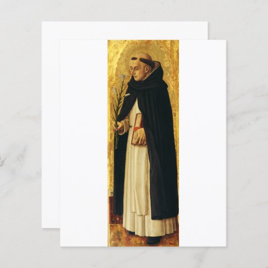 Saint Dominic von Carlo Crivelli (Vorne/Hinten)