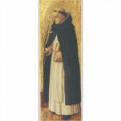 Saint Dominic von Carlo Crivelli Aufkleber (Vorderseite)