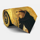 Saint Dominic von Carlo Crivelli Krawatte (Gerollt)