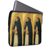 Saint Dominic von Carlo Crivelli Laptopschutzhülle (Vorne Rechts)