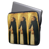 Saint Dominic von Carlo Crivelli Laptopschutzhülle (Vorderseite Links)