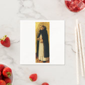 Saint Dominic von Carlo Crivelli Serviette (Beispiel)