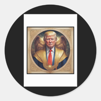 Saint Donald Runder Aufkleber
