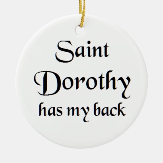 saint dorothy coffee mug keramik ornament (Vorne)