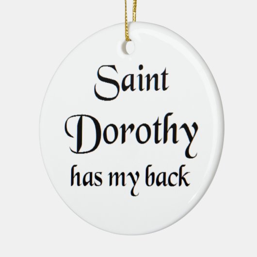 saint dorothy coffee mug keramik ornament (Links)
