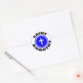 Saint Dorothy Runder Aufkleber (Umschlag)