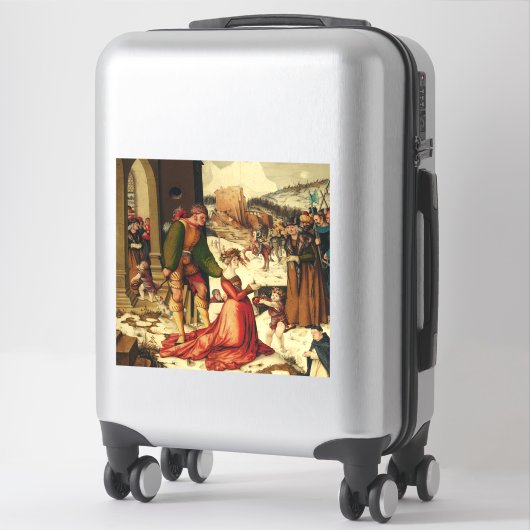 Saint Dorothy von Caesarea Aufkleber (Koffer)