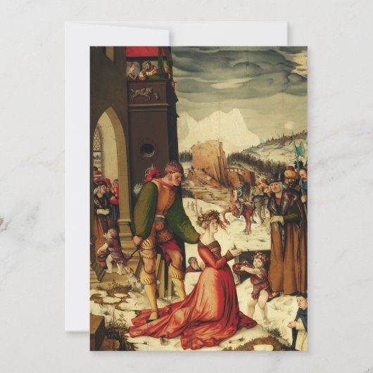 Saint Dorothy von Caesarea Einladung (Vorderseite)