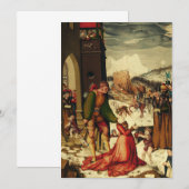 Saint Dorothy von Caesarea Einladung (Vorne/Hinten)