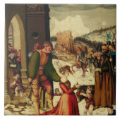 Saint Dorothy von Caesarea Fliese (Vorderseite)