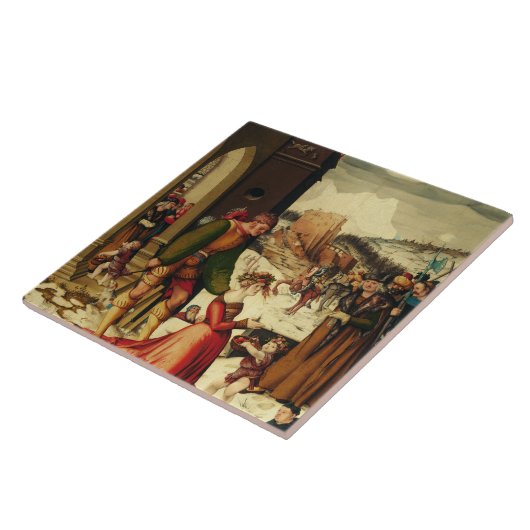 Saint Dorothy von Caesarea Fliese (Seite)