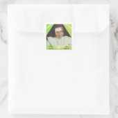 Saint Dulce of the poor souvenir Quadratischer Aufkleber (Tasche)