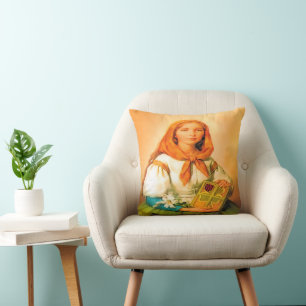 Saint Dymphna Kissen