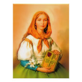Saint Dymphna Poster (Vorderseite)