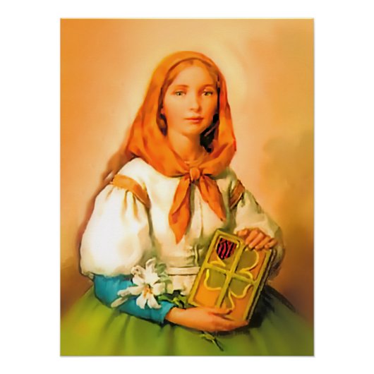 Saint Dymphna Poster (Vorderseite)