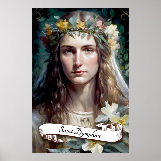 Saint Dymphna Poster (Vorne)