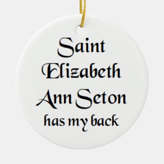 saint elizabeth ann seton coffee mug keramik ornament (Vorne)
