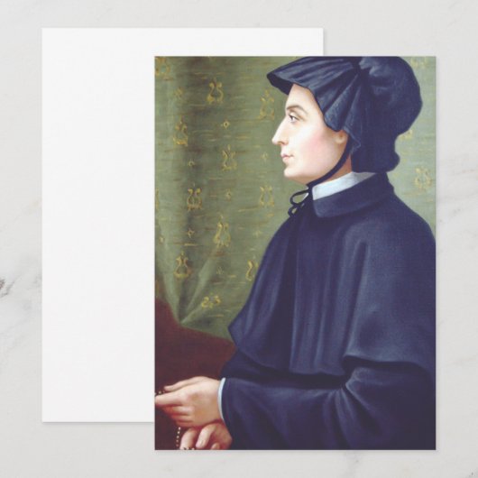Saint Elizabeth Ann Seton Einladung (Vorne/Hinten)