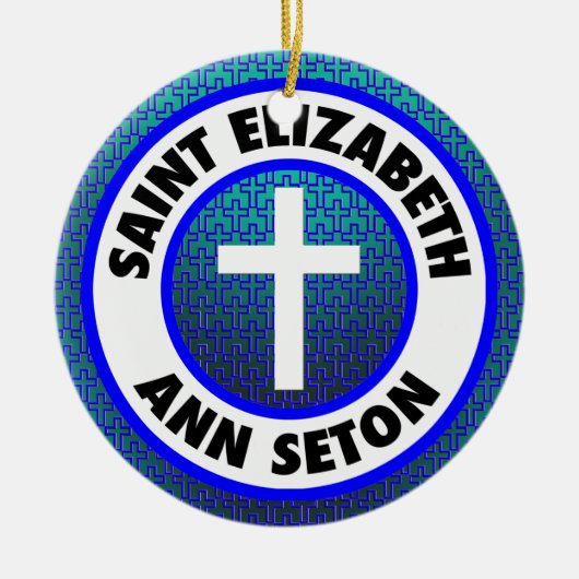 Saint Elizabeth Ann Seton Keramik Ornament (Vorne)