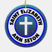 Saint Elizabeth Ann Seton Keramik Ornament (Hinten)